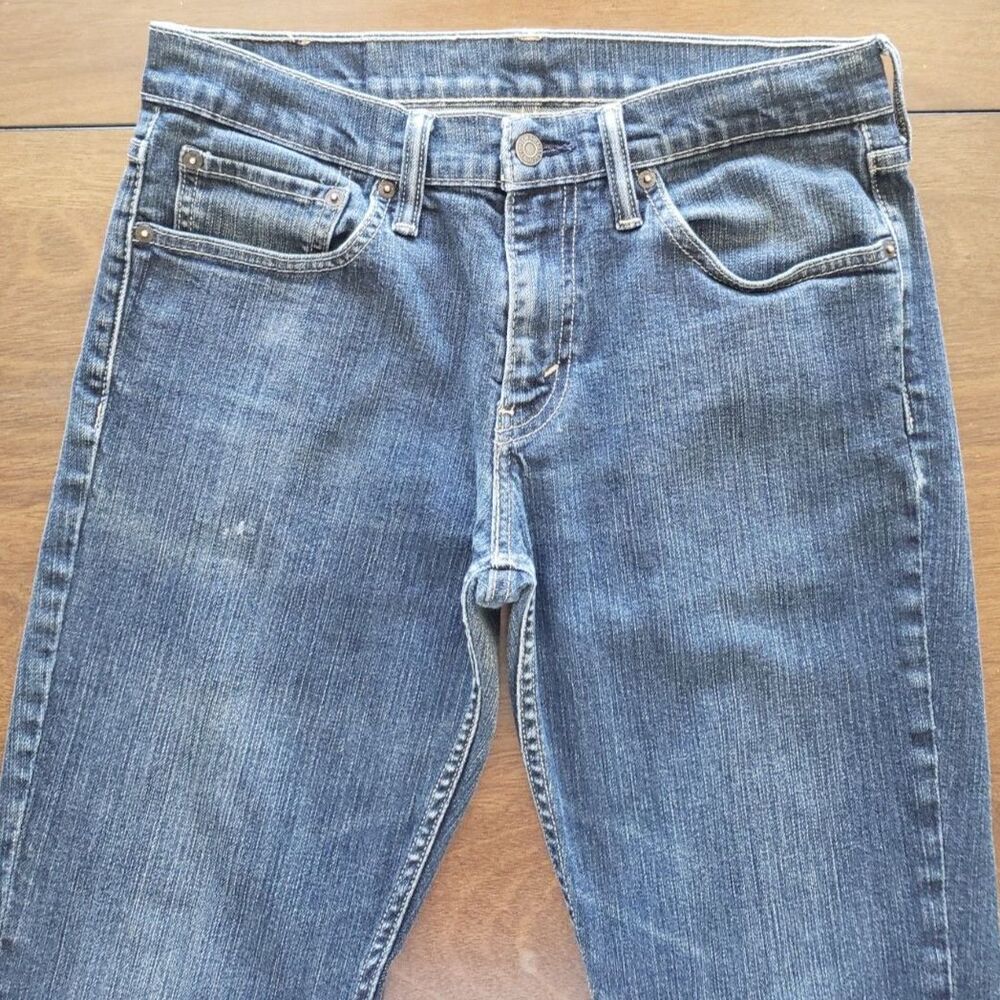 Levi's 511 Slim Fit Jeans Men W31 L30 Thunder Dark Blue Wash PC9-04511-0535 - Picture 11 of 12